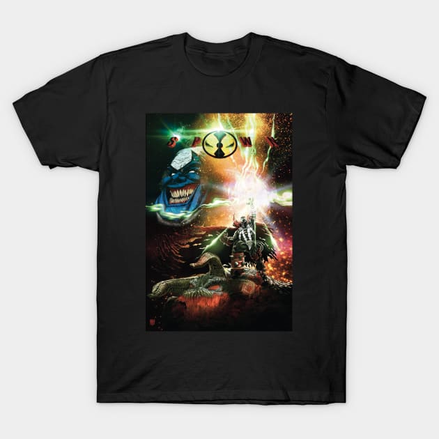 SPAWN Movie style Poster T-Shirt by CrazyPencilComics